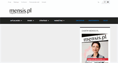 Desktop Screenshot of mensis.pl